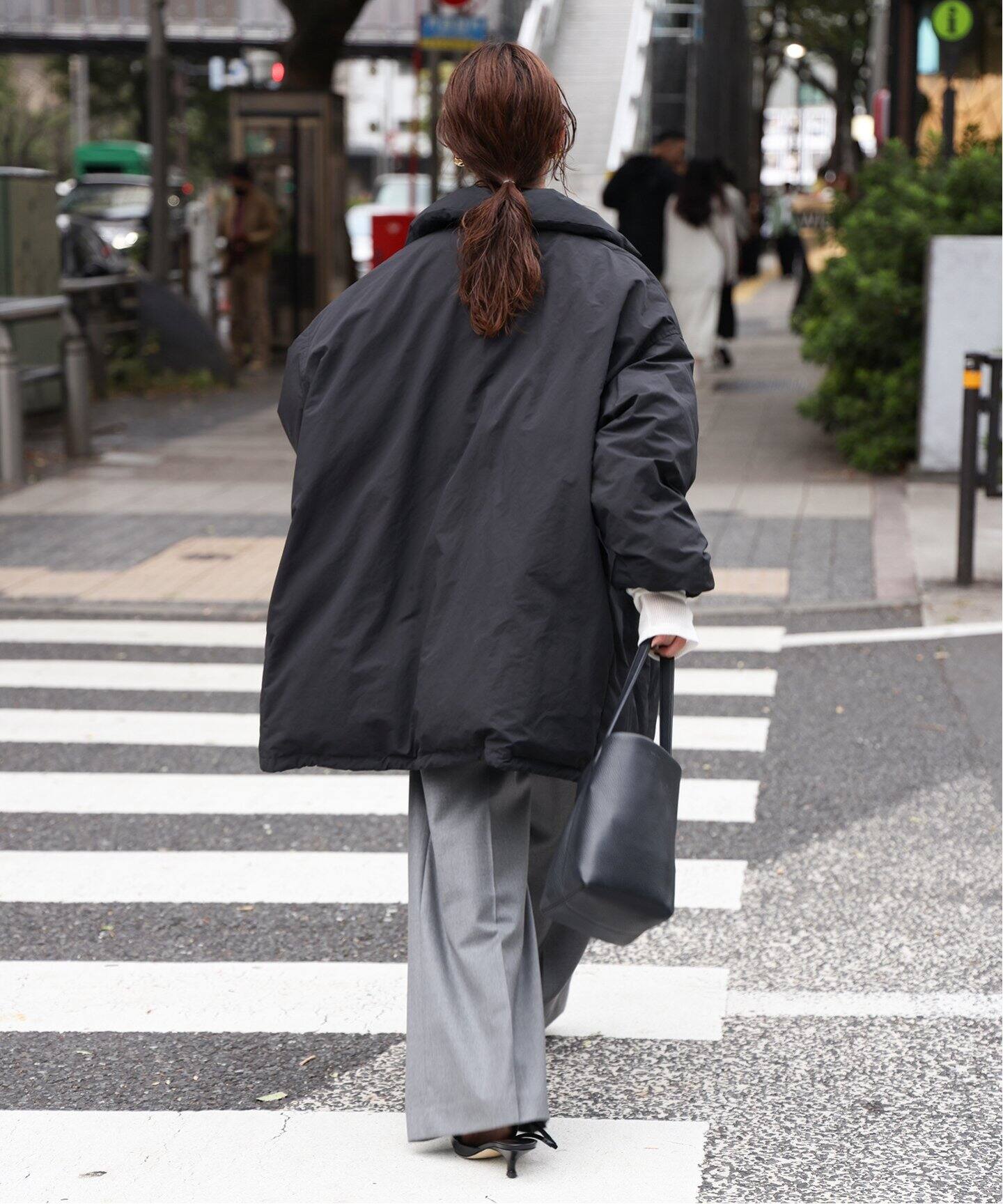 CALUX/キャラクス】 PUFFER COACH JACKET（ダウンジャケット  