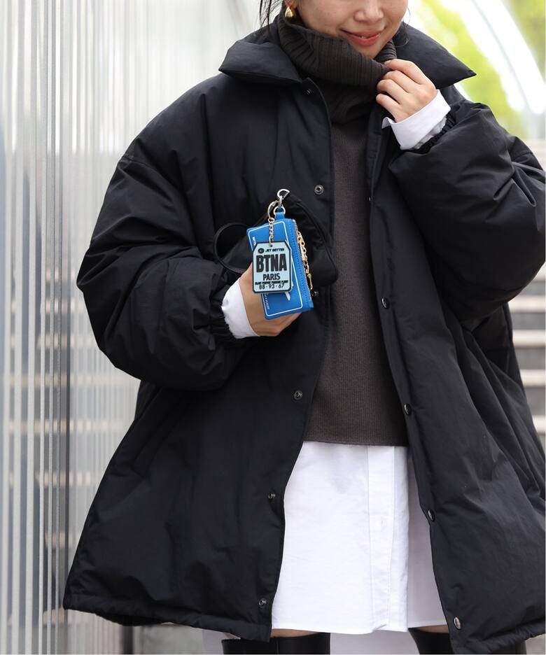 CALUX/キャラクス】 PUFFER COACH JACKET（ダウンジャケット 