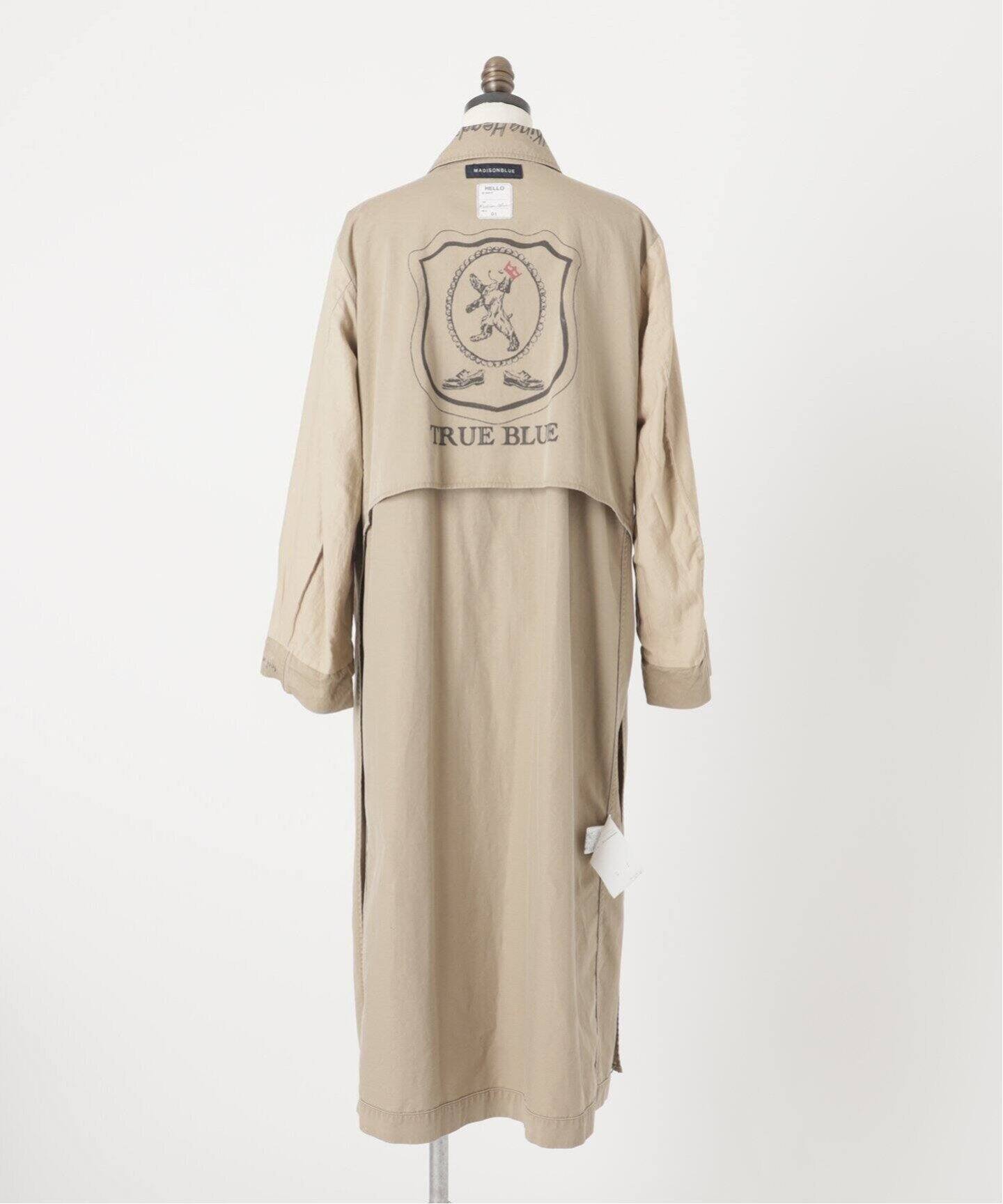 マディソンブルー ショップコートMADISON BLUE ドゥーズィエム MADISONBLUE/マディソン ブルー】 GRAFFITI SHOP COAT（ステン