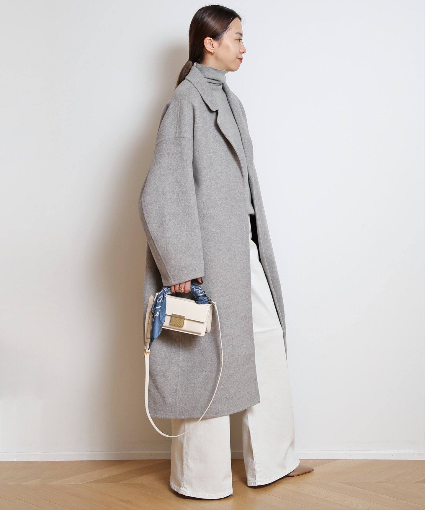 ウールアンゴラリバーコート（チェスターコート）｜MUSE de Deuxieme  