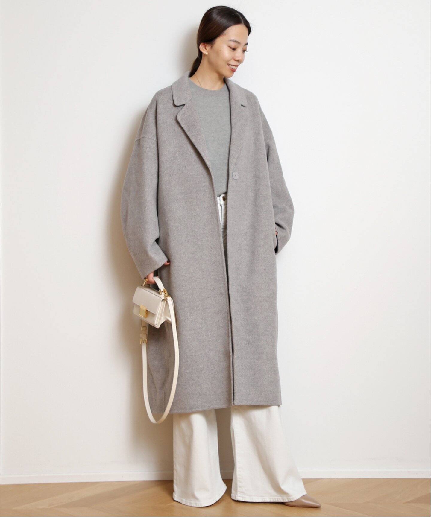 ウールアンゴラリバーコート（チェスターコート）｜MUSE de Deuxieme  