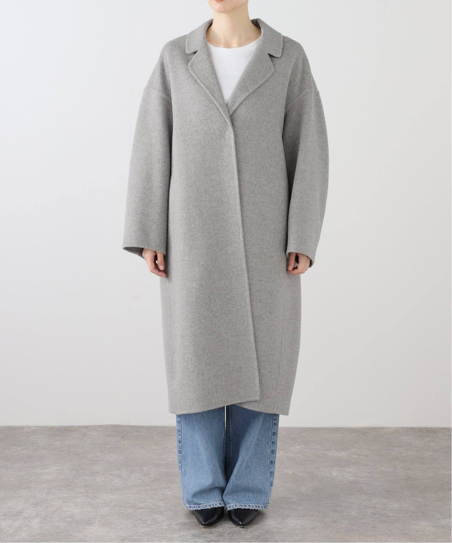 ウールアンゴラリバーコート（チェスターコート）｜MUSE de Deuxieme  