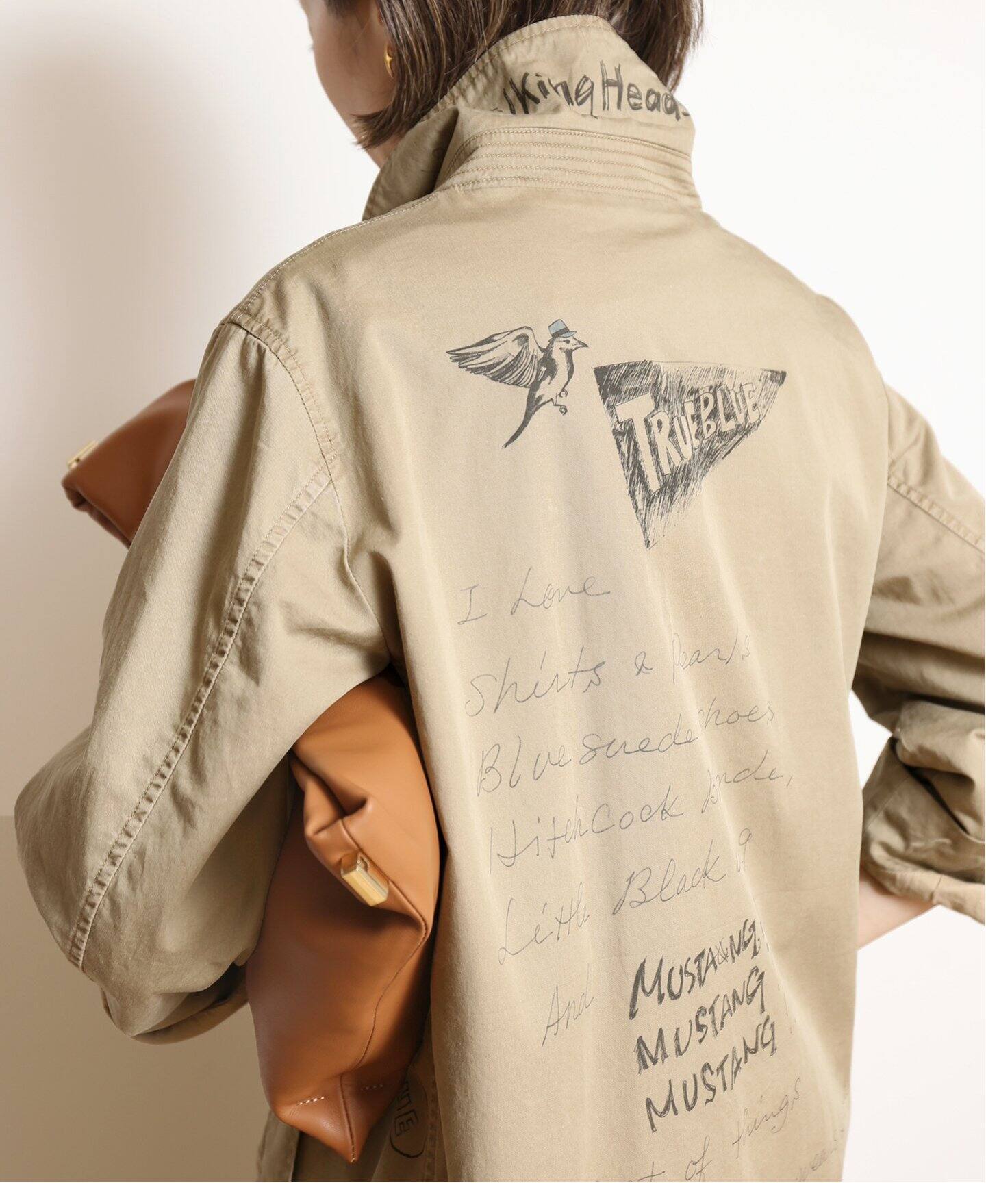 MADISONBLUE GRAFFITI PRINTSCARF マディソンブルー 色濃く