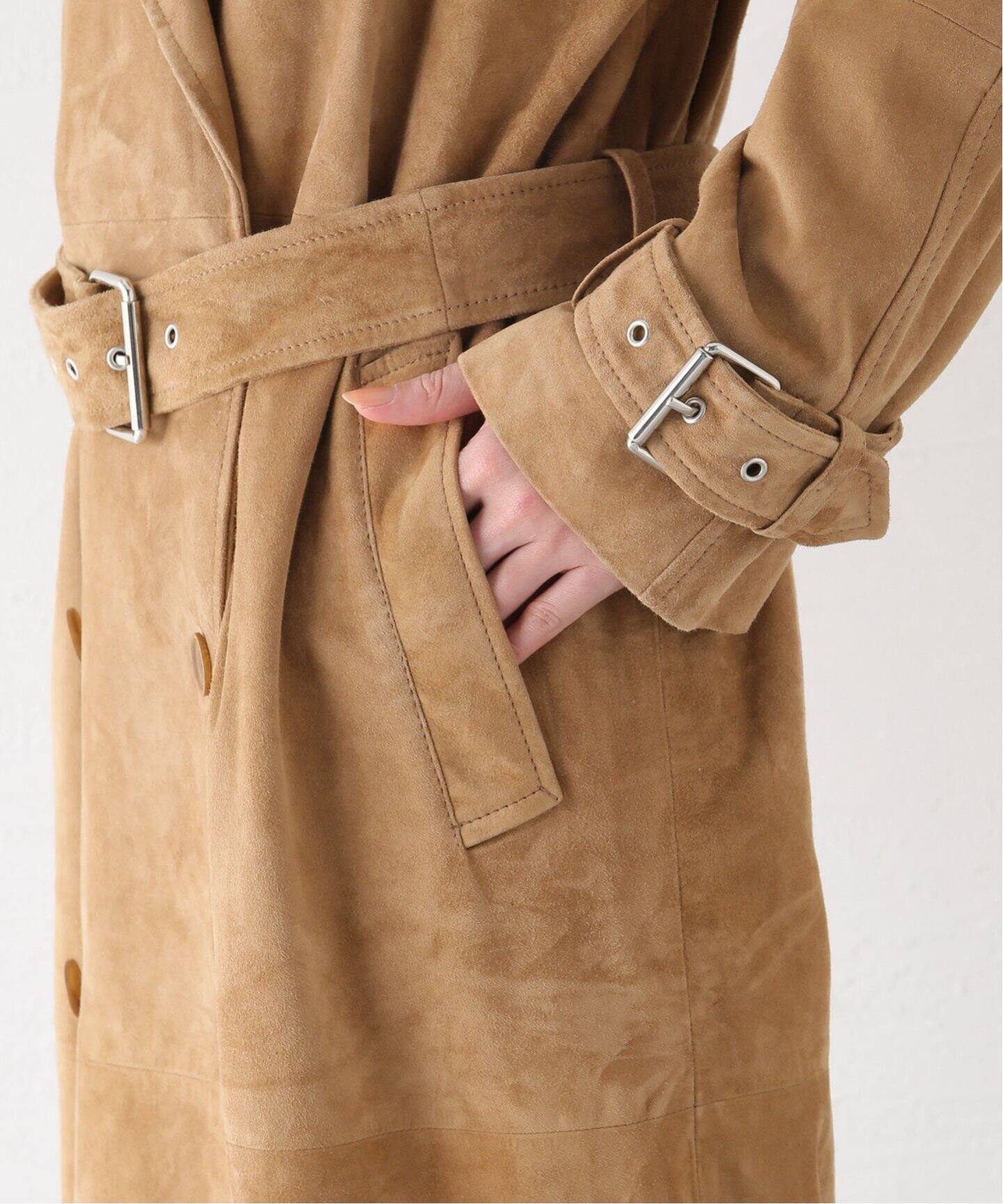 forte_forte スエードチェスターコート くっつける 