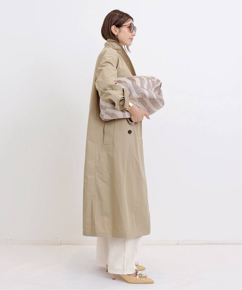 ECOTTONY NYLON TRENCH COAT（トレンチコート）｜L