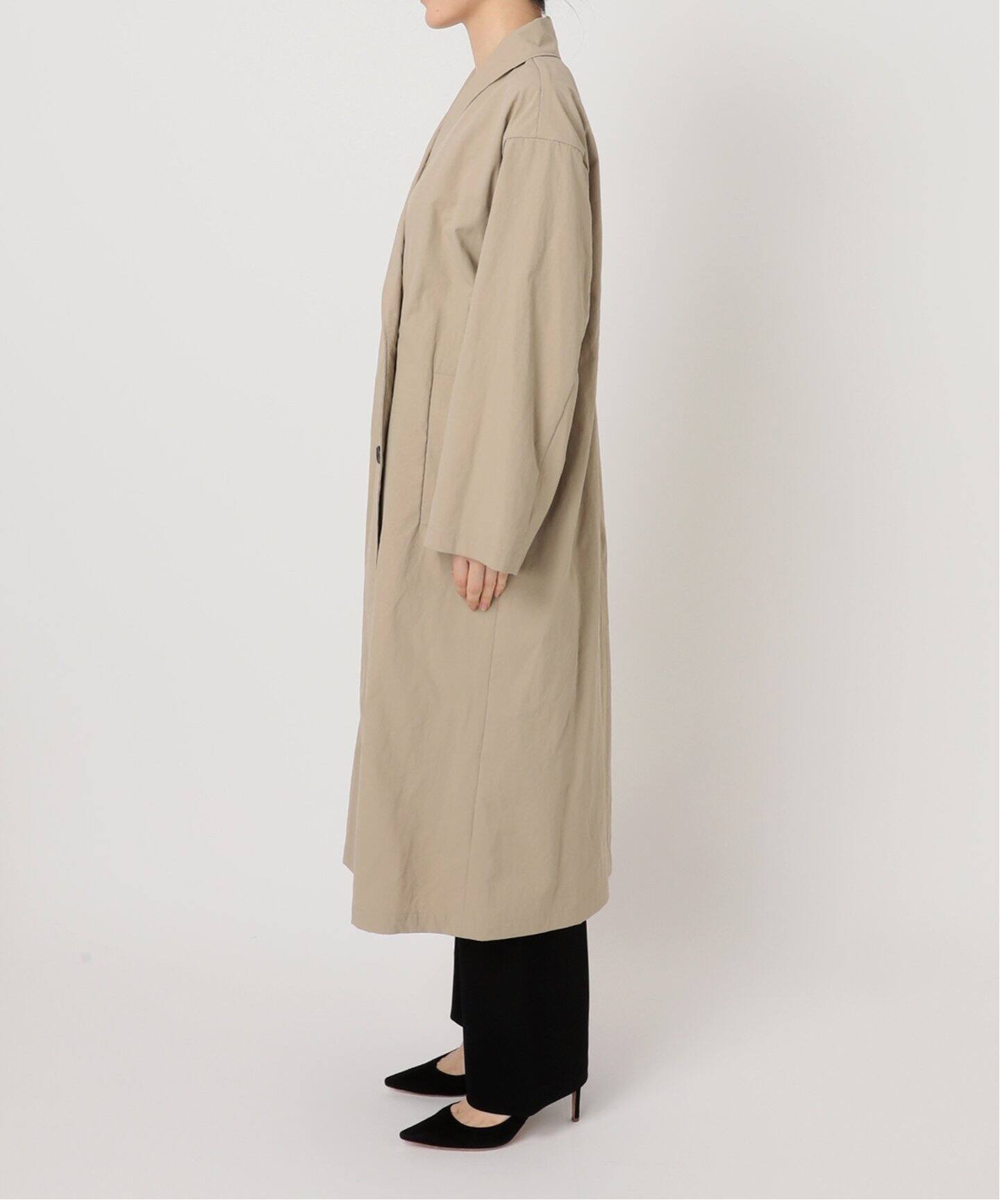 ECOTTONY NYLON TRENCH COAT（トレンチコート）｜L