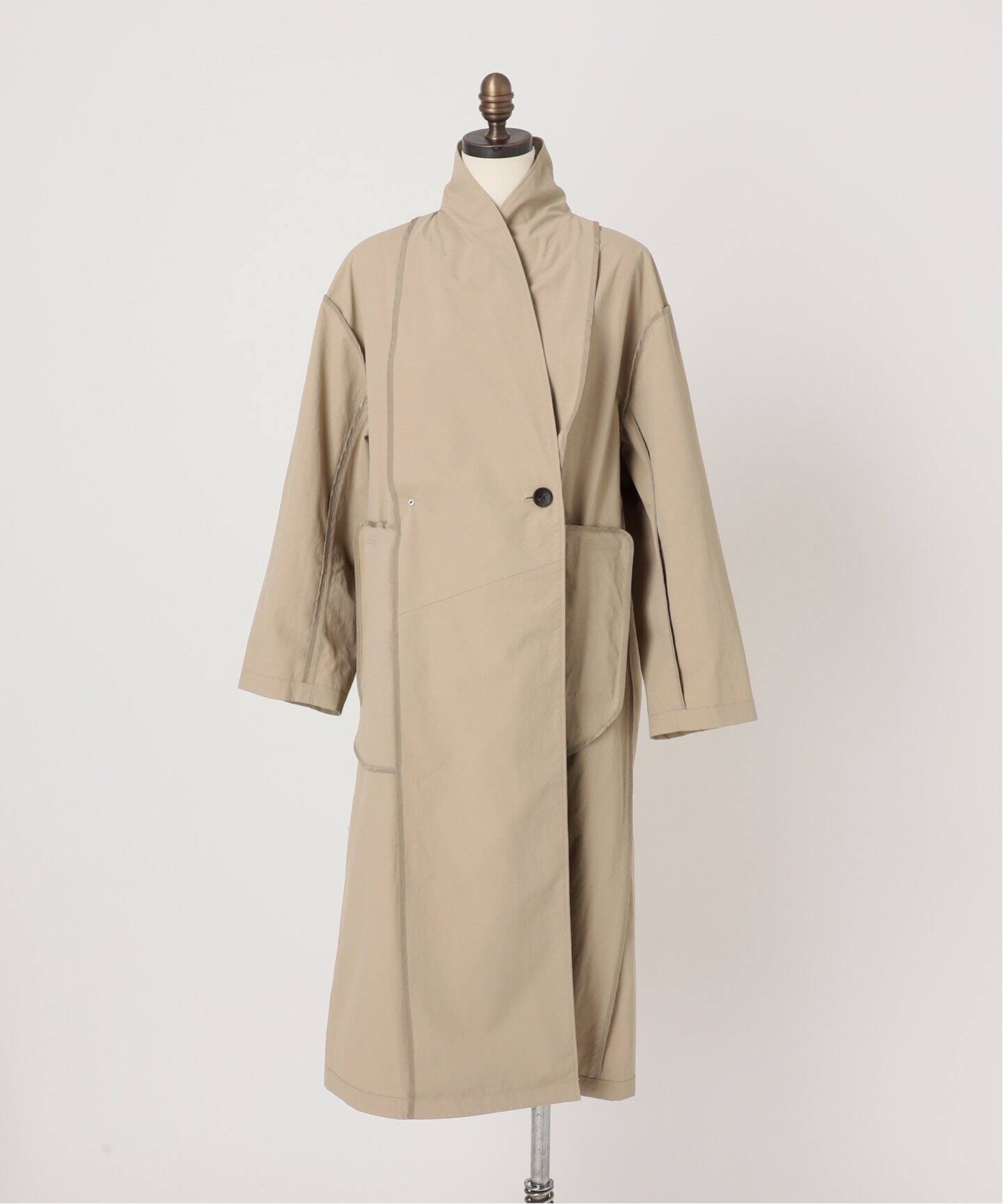 ECOTTONY NYLON TRENCH COAT（トレンチコート）｜L