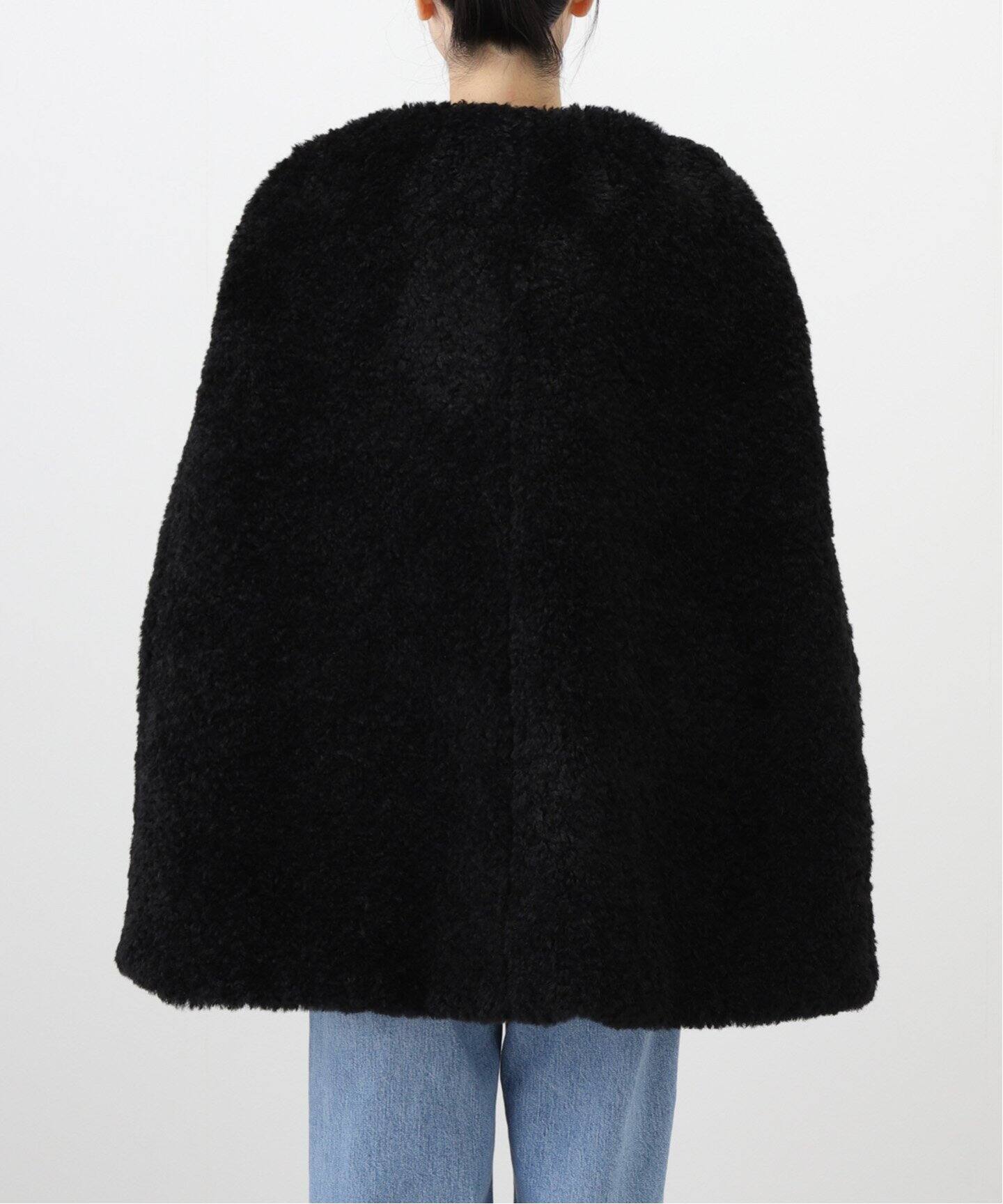 DE BALL FUR CAPE（ポンチョ・マント）｜L