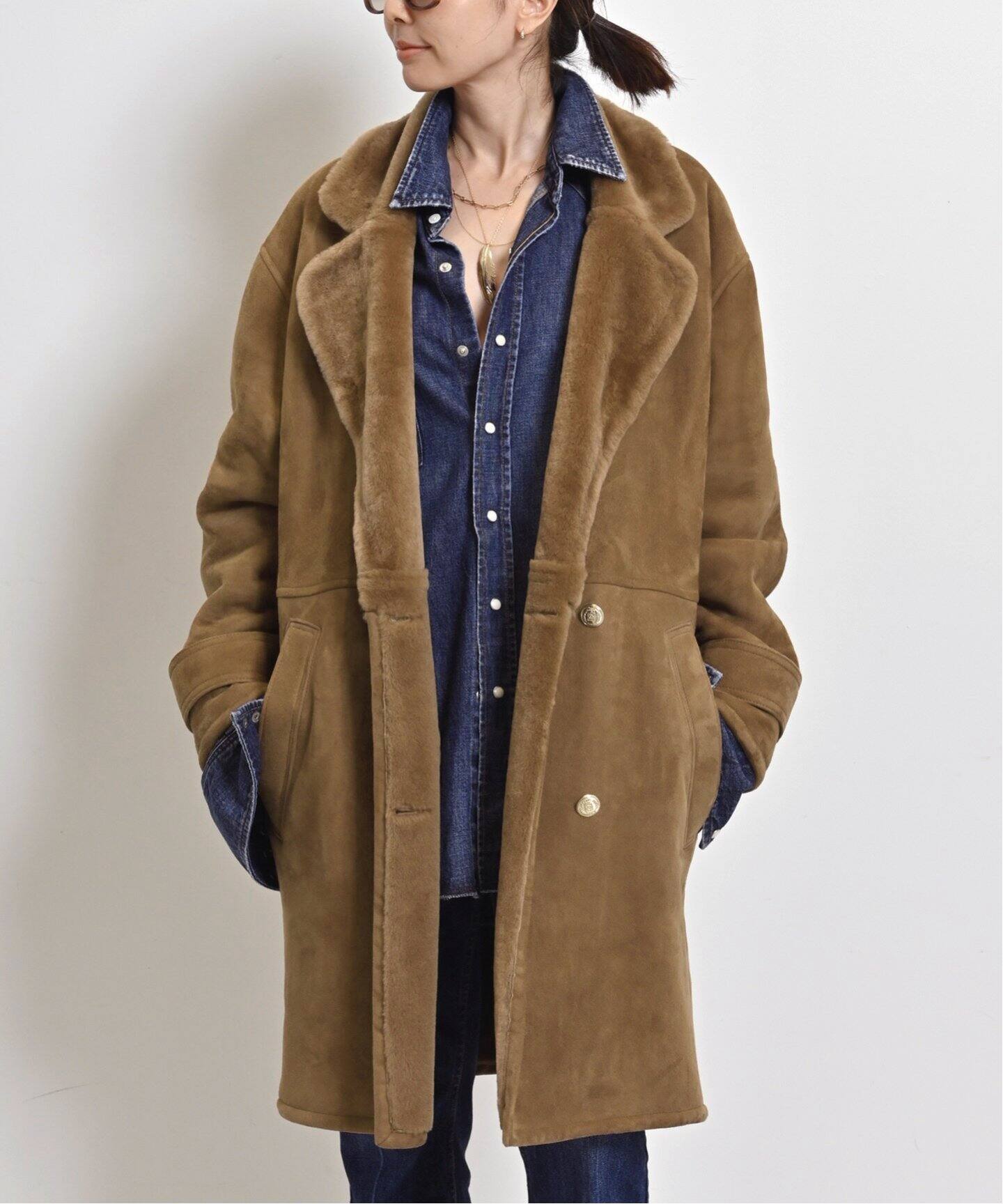 INES&MARECHAL/イネス エ マレシャル】 MOUTON COAT（ムートンコート  