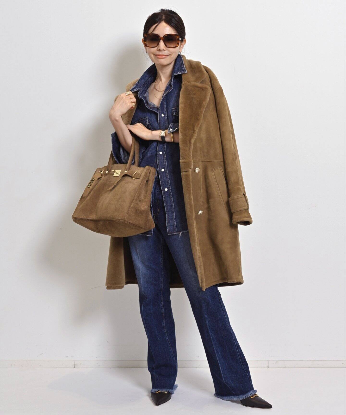 INES&MARECHAL/イネス エ マレシャル】 MOUTON COAT（ムートンコート 