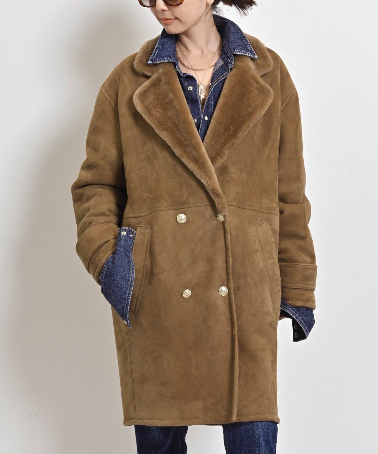 INES&MARECHAL/イネス エ マレシャル】 MOUTON COAT（ムートンコート  