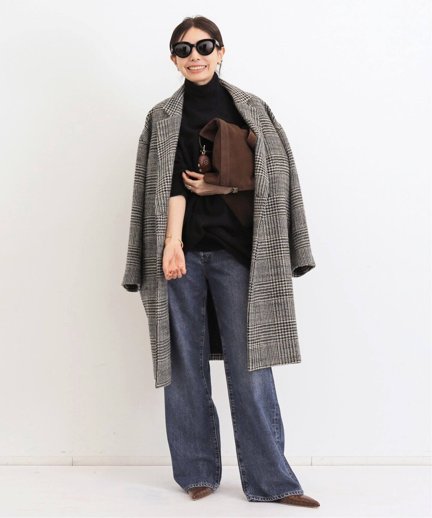 LISIERE CHECK W COAT（その他ブルゾン／アウター）｜L 