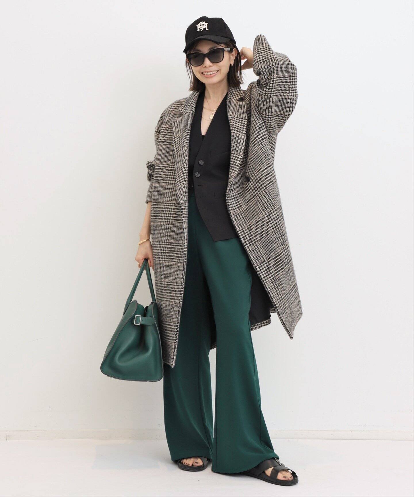 LISIERE CHECK W COAT（その他ブルゾン／アウター）｜L 