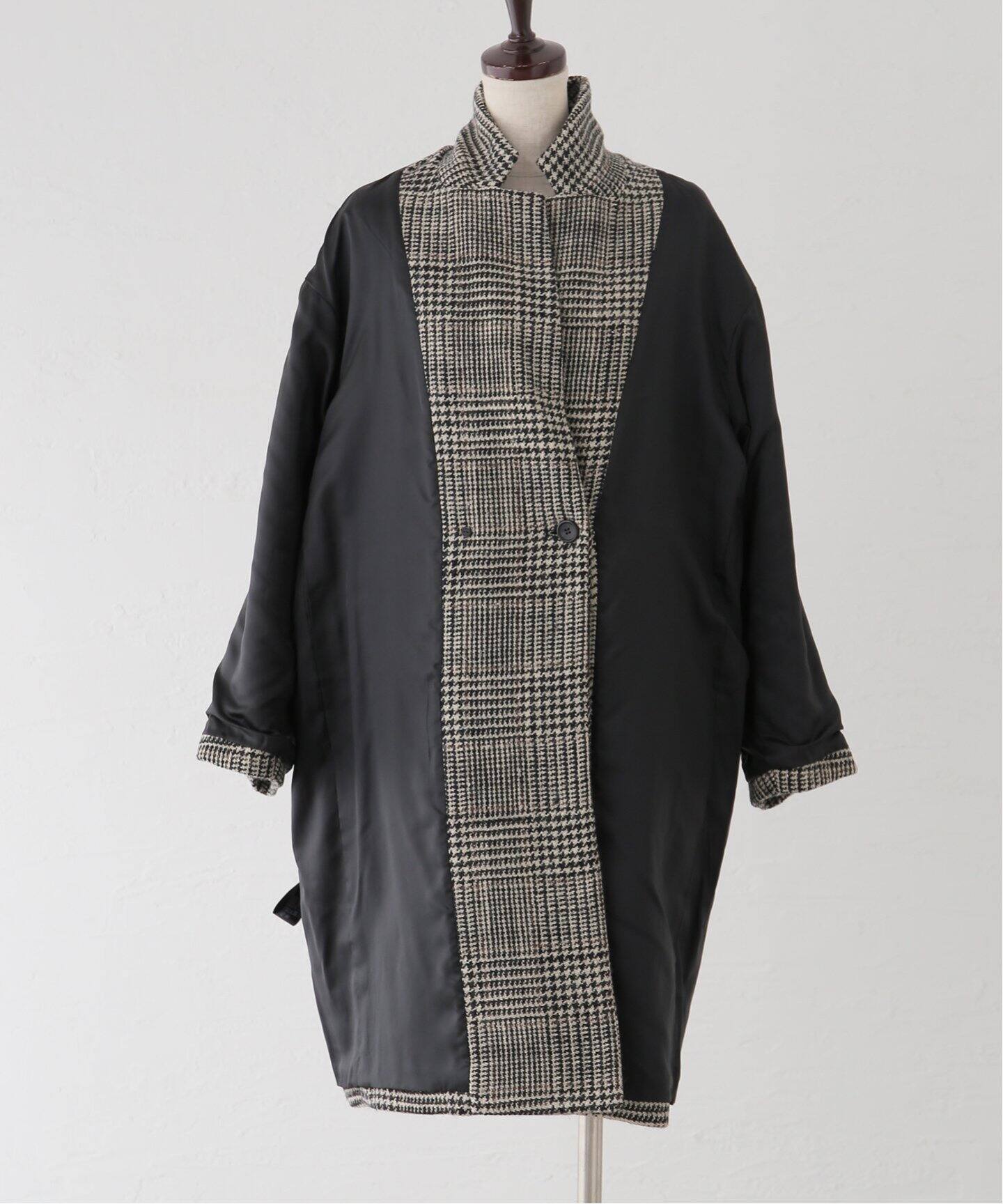 LISIERE CHECK W COAT（その他ブルゾン／アウター）｜L 