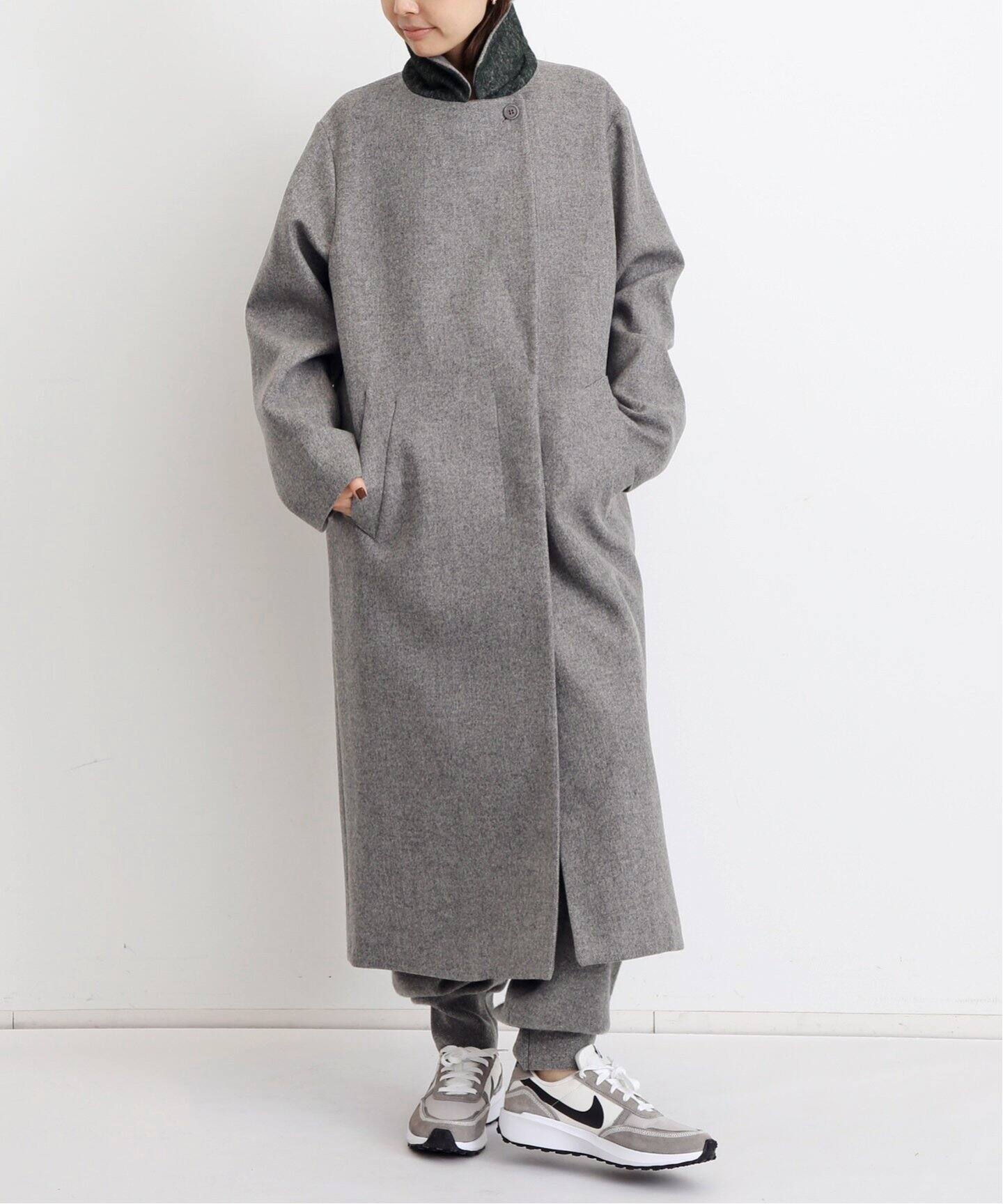 INDRESS/インドレス】 Wool and cashmere coat（その他ブルゾン 