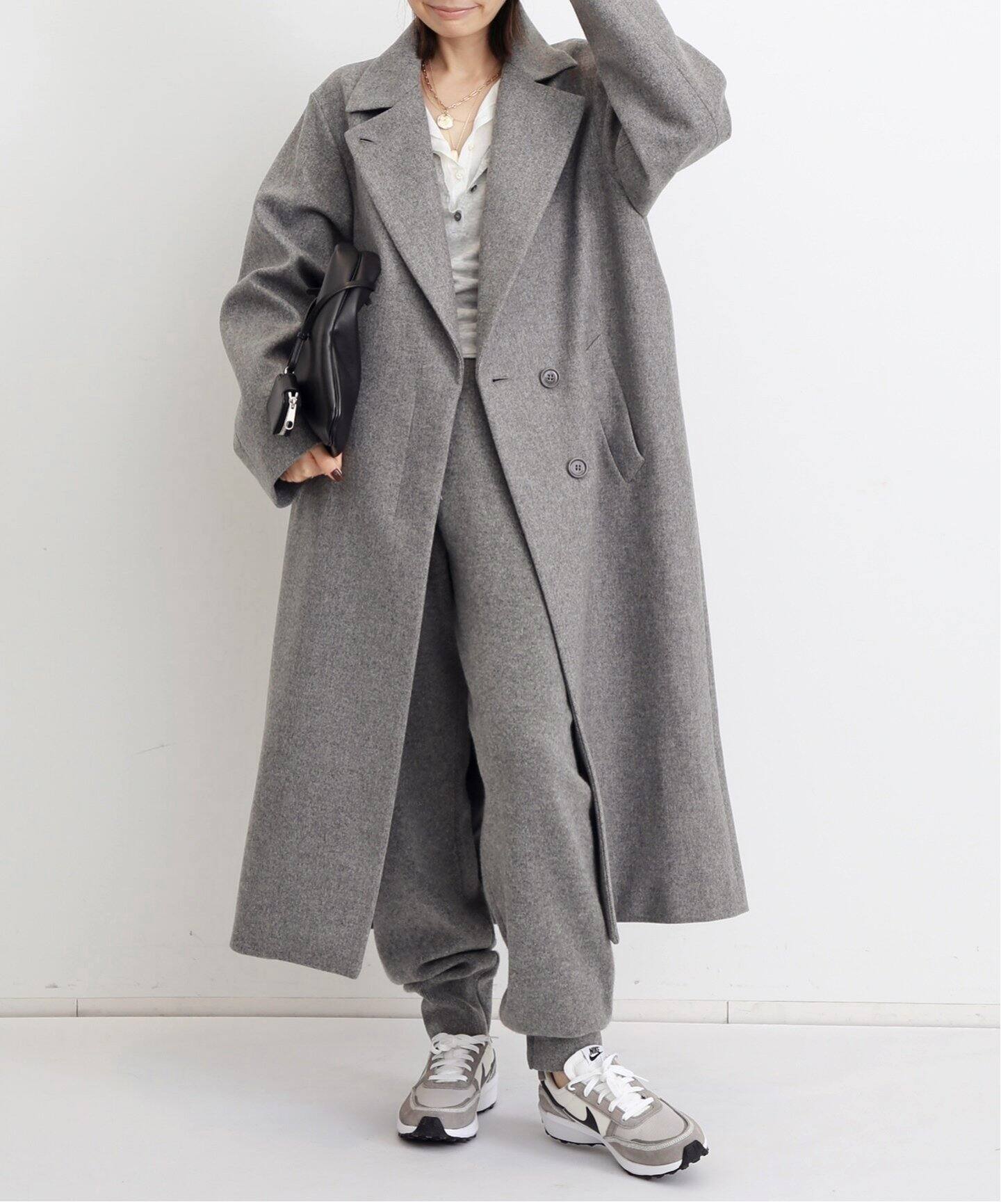 INDRESS/インドレス】 Wool and cashmere coat（その他ブルゾン  