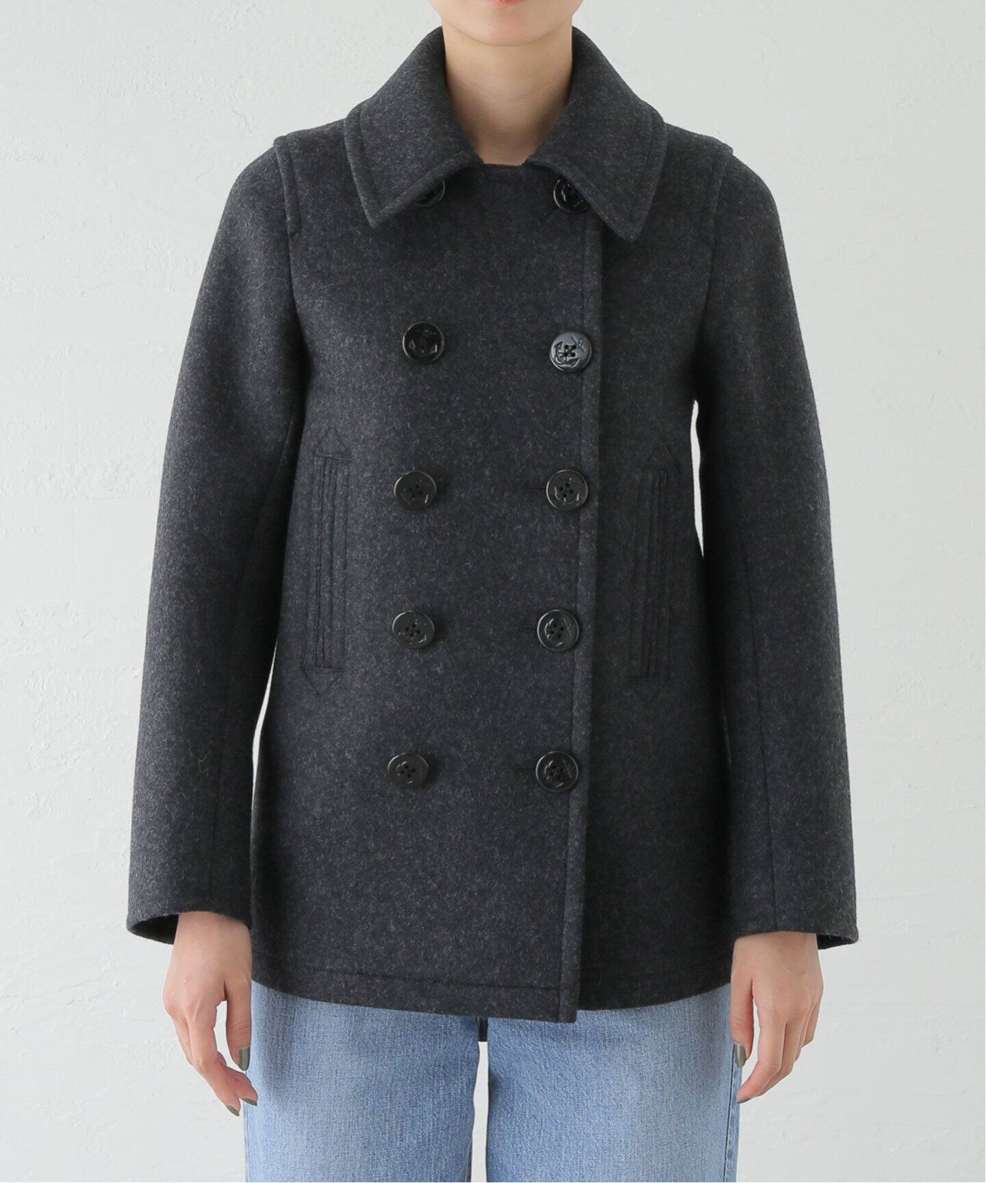 MADISON BLUE/マディソン ブルー】 SLIM PEA COAT（ピーコート 
