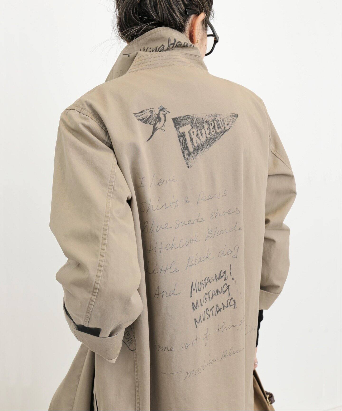 MADISON BLUE/マディソン ブルー】 GRAFFITI SHOP COAT（ステンカラー 