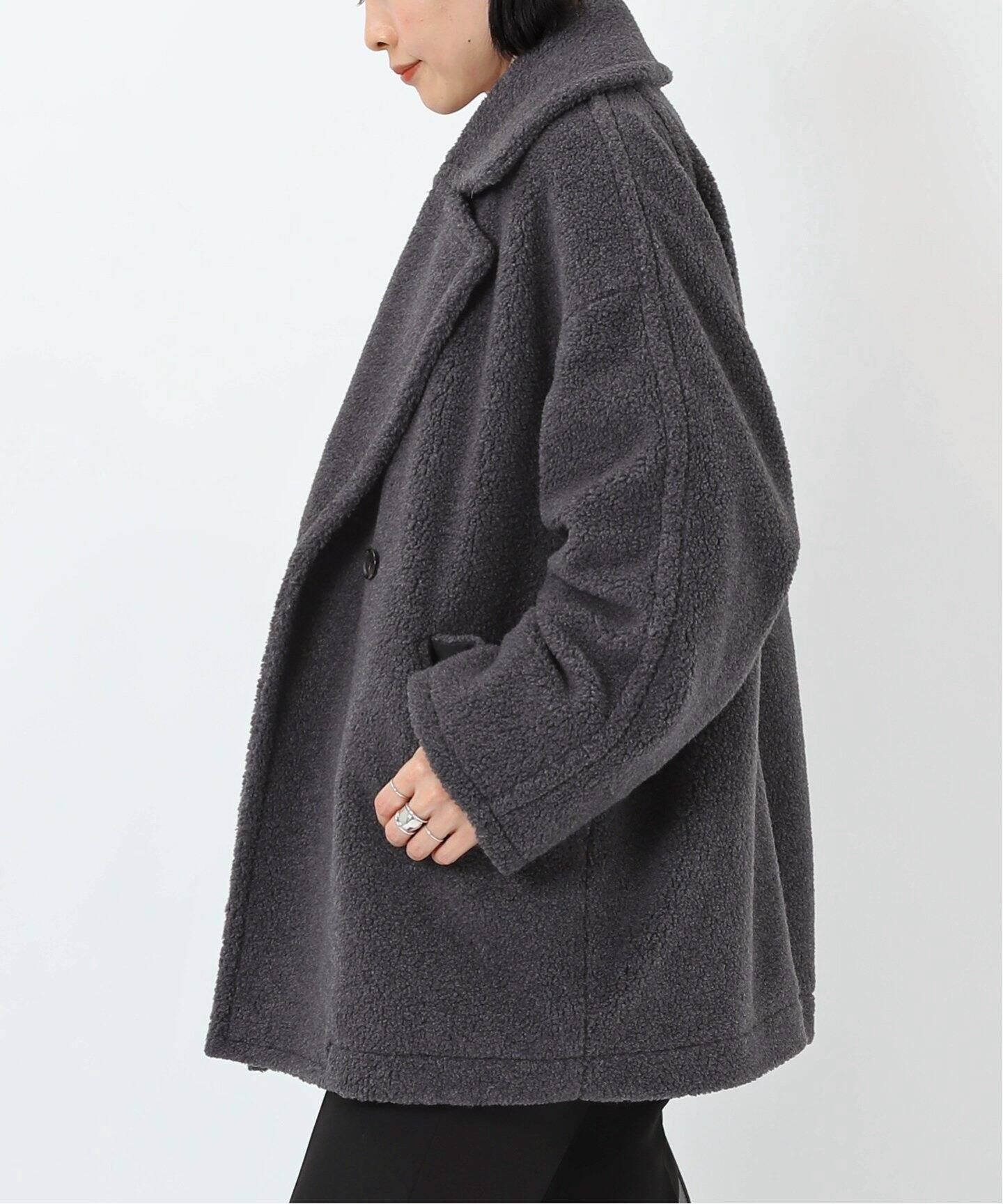 ボアピーコート（ピーコート）｜AP STUDIO（エーピーストゥディオ）の  