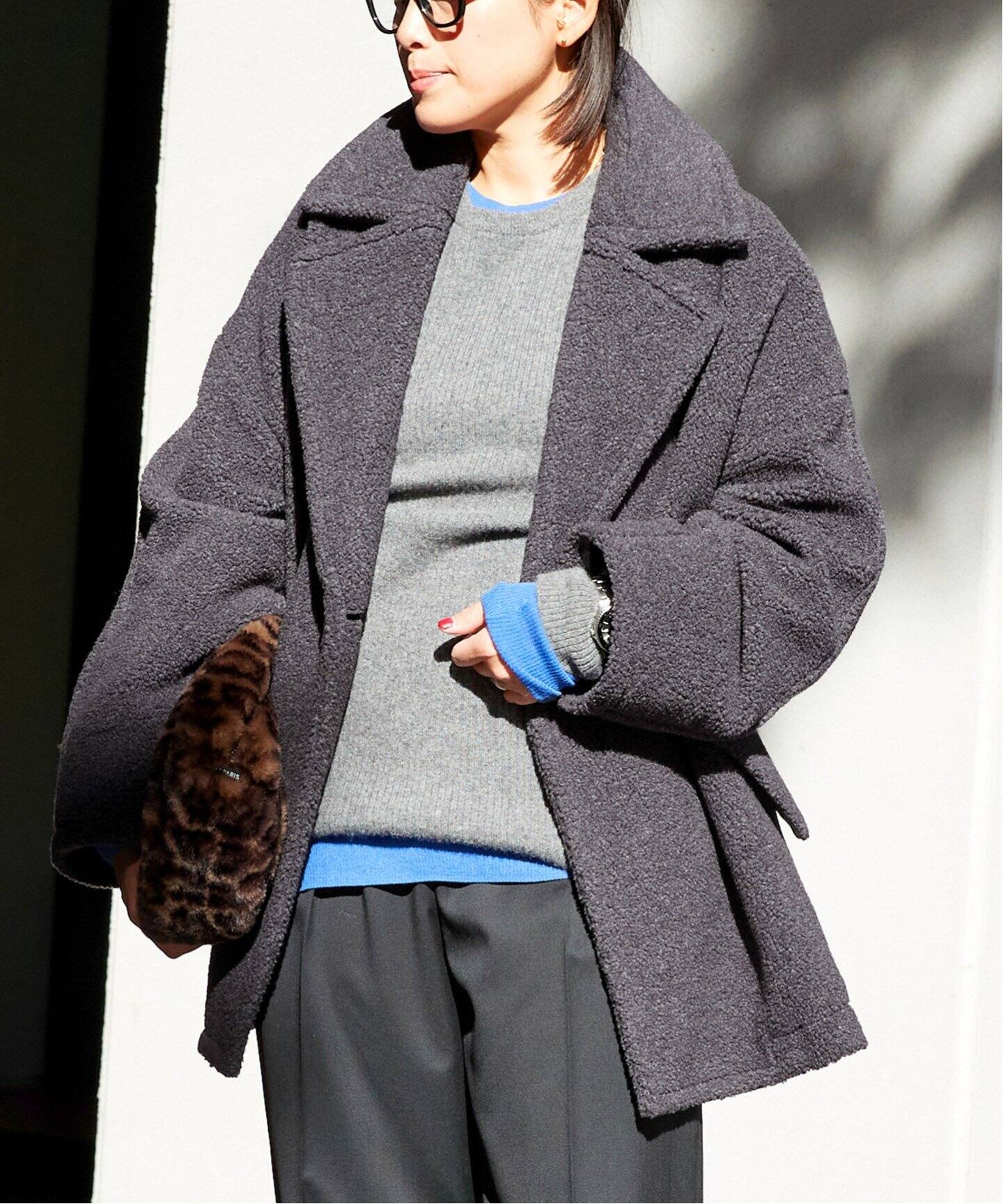 ボアピーコート（ピーコート）｜AP STUDIO（エーピーストゥディオ）の  