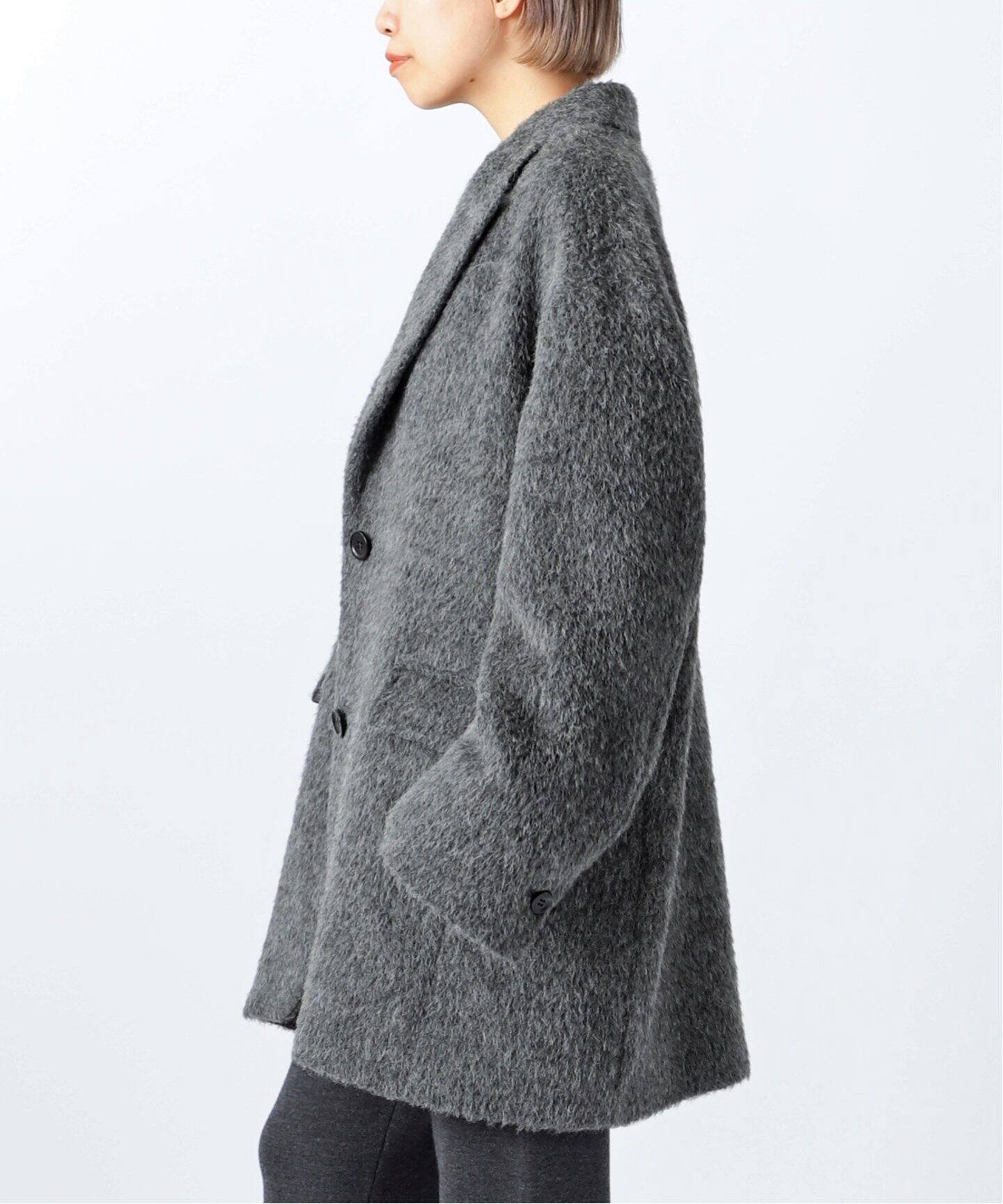 シャギーオーバーサイズコート（その他ブルゾン／アウター）｜AP  