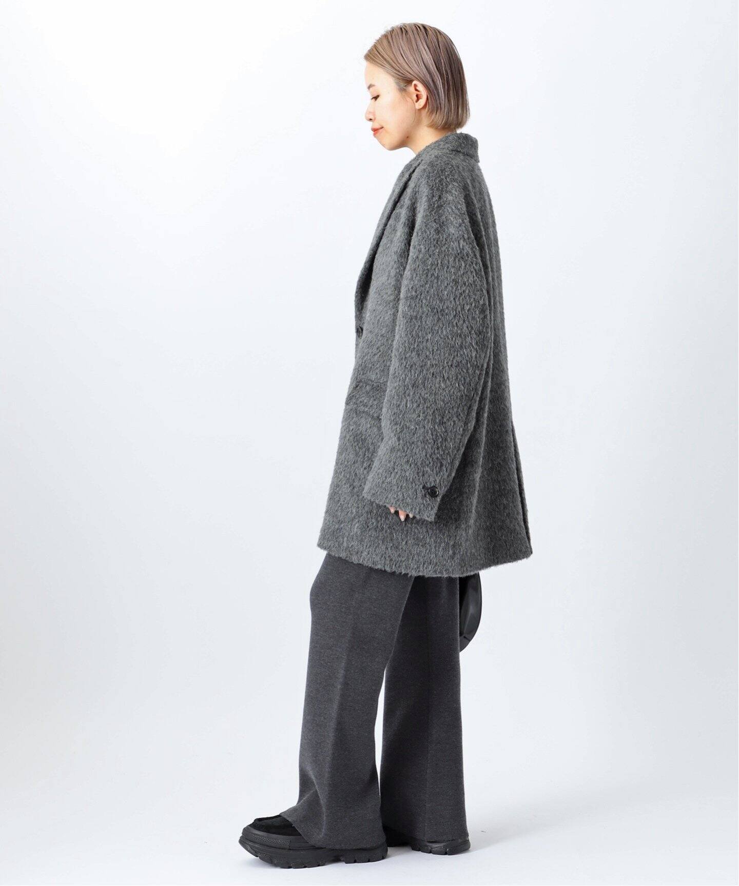 シャギーオーバーサイズコート（その他ブルゾン／アウター）｜AP  