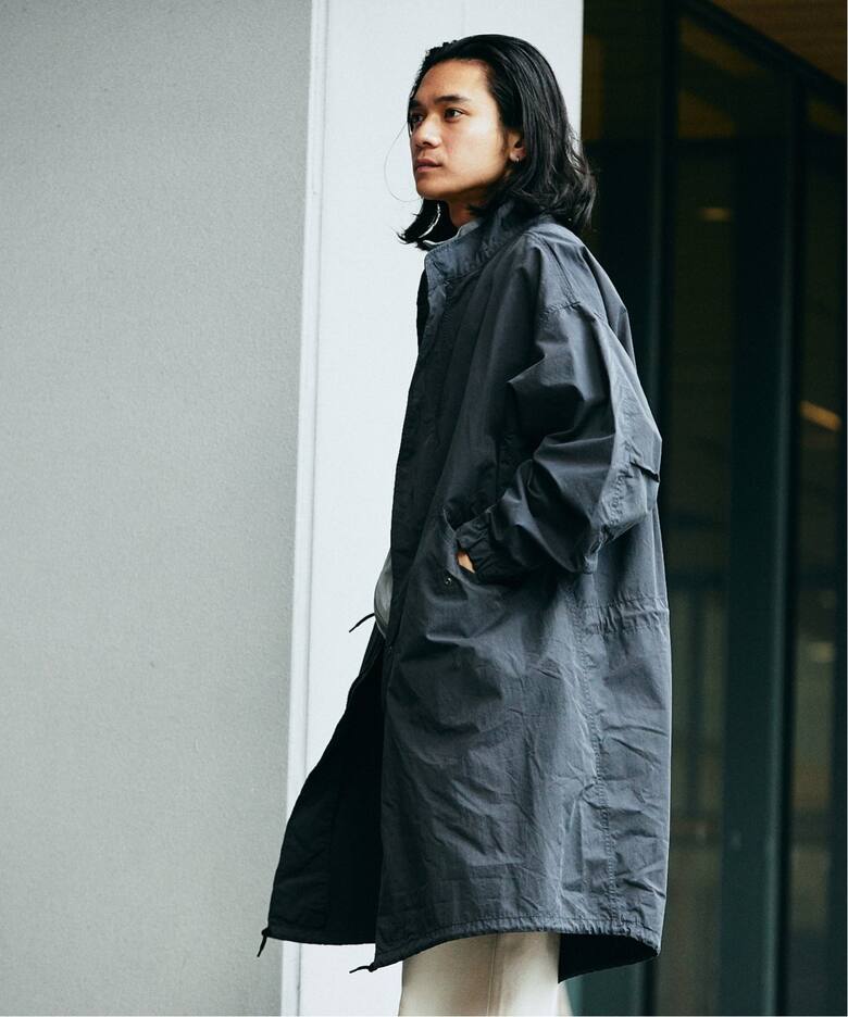 cdg alphaコムデギャルソン フィッシュテールコート モッズコート はみ出す