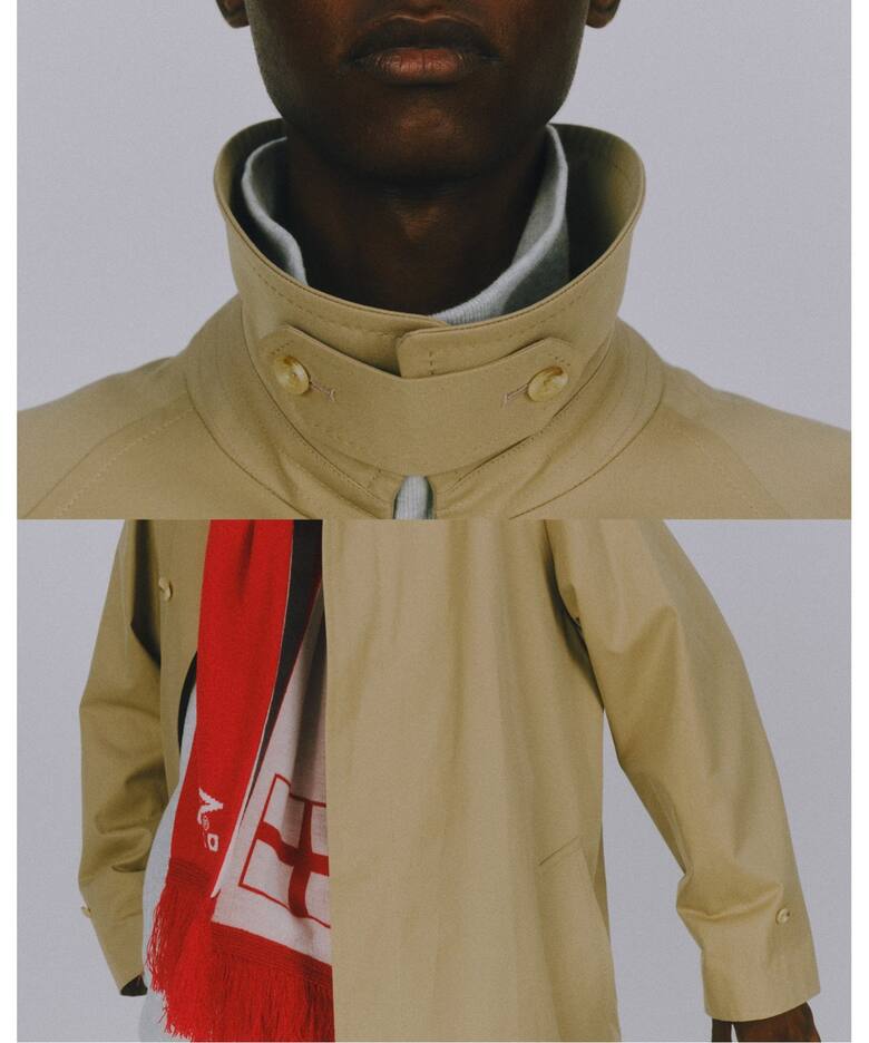 Aquascutum for JOURNAL STANDARD EX Aqua5 COTTON BALMACHAN COAT  