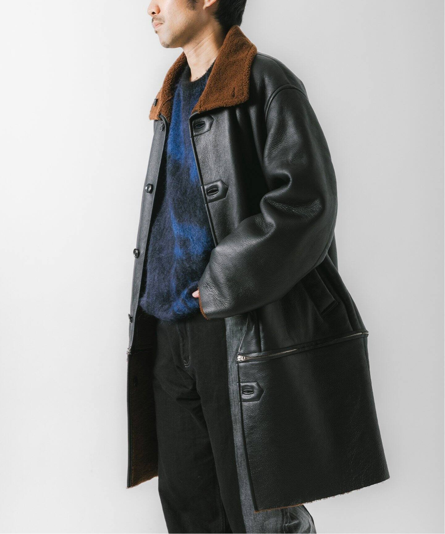 YOKE T.M for JOURNAL STANDARD MUTON 4WAY COAT（ムートンコート 