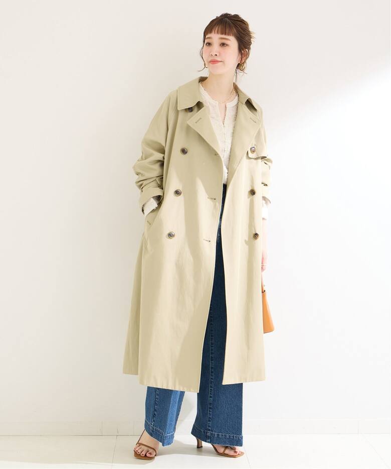 7日まで値下！美品ウールロングコート ベージュ 2019年購入 BCストック  