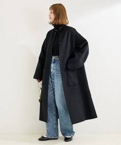 B.C STOCK｜ベーセーストックのノーカラーコート（レディース 