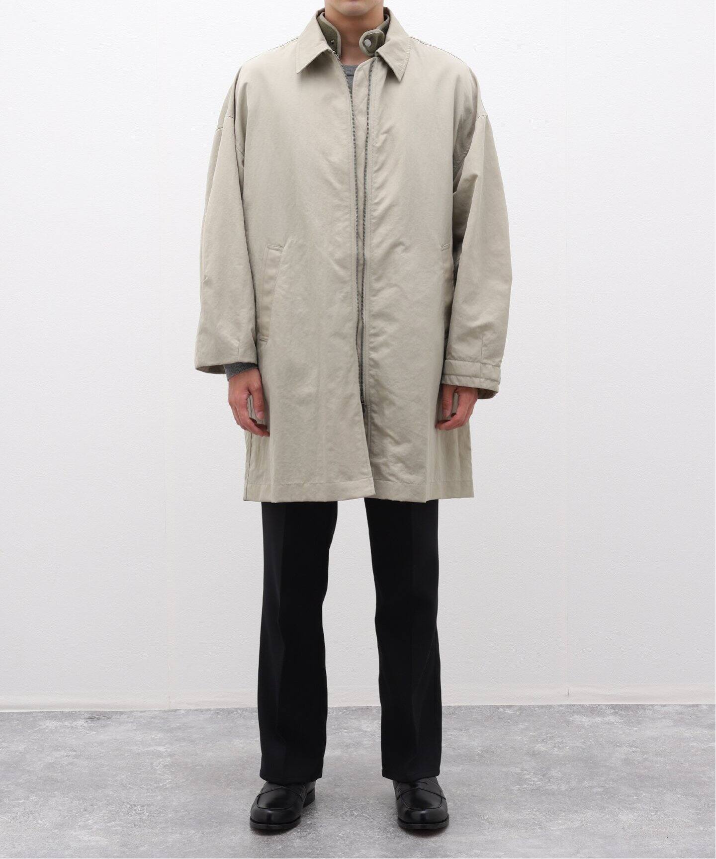 ドロップビッグスリーブコート（ステンカラーコート）｜B.C
