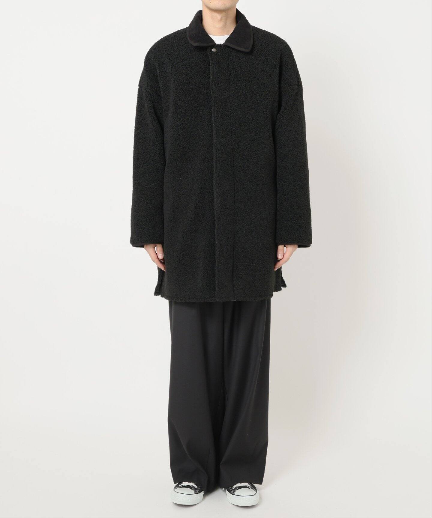 キルティングリバーシブルコート（ステンカラーコート）｜B.C STOCK  