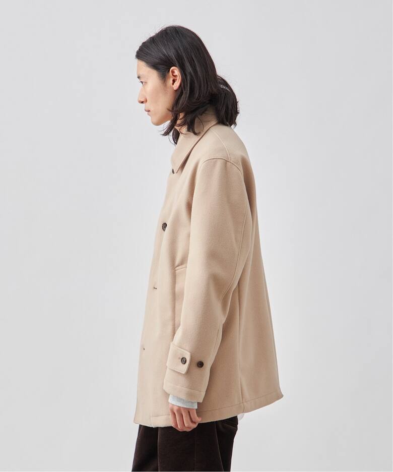 WOOLICK ウインドシャットショートステンカラーコート（ステンカラー 