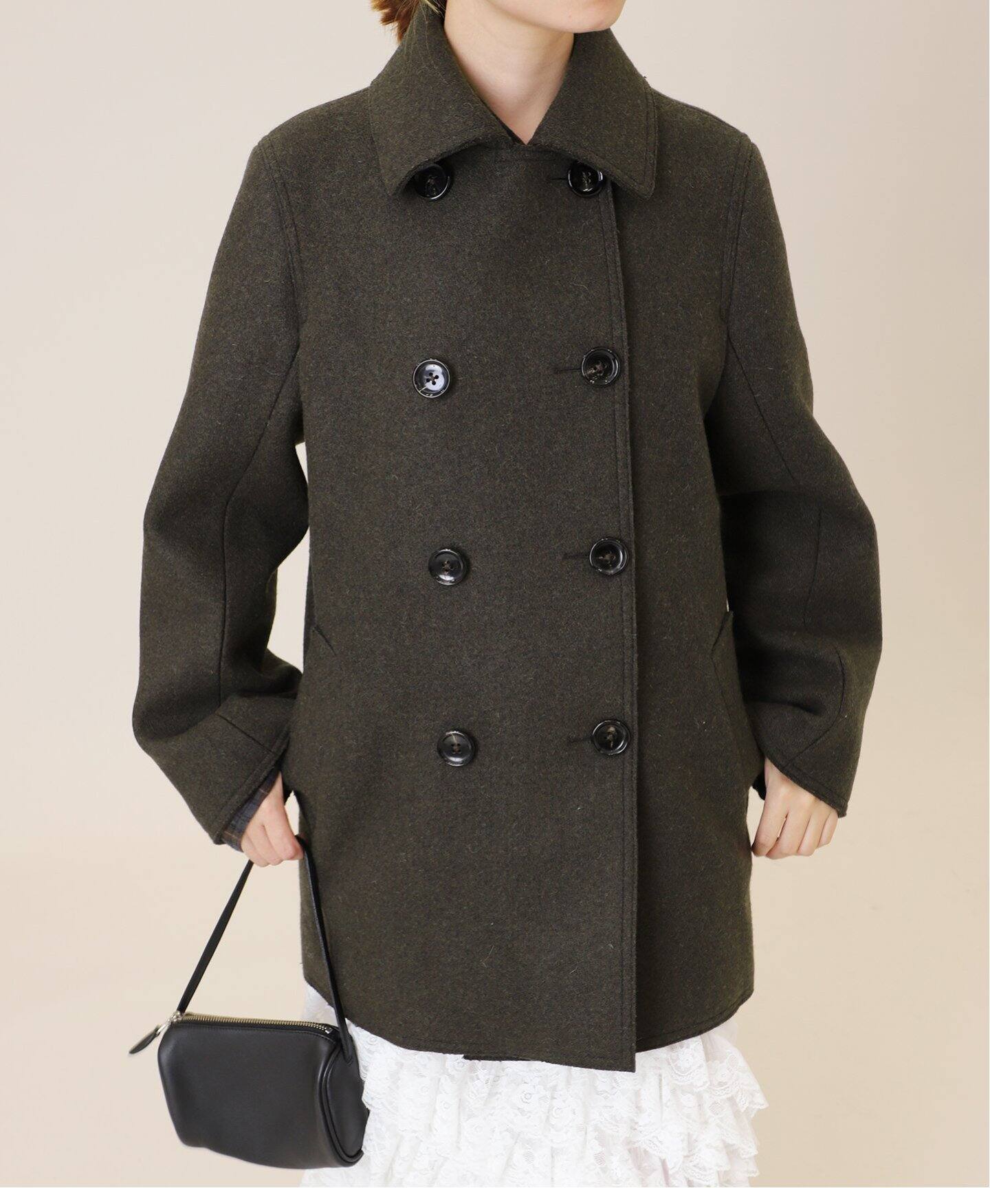メルトンピーコート（ピーコート）｜EDIT.FOR LULU（エディット フォー  