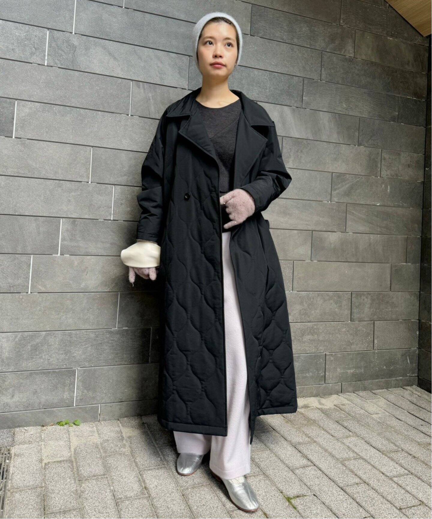 VACHEMENT / ヴァシュモン】キルティングトレンチコート（中綿  