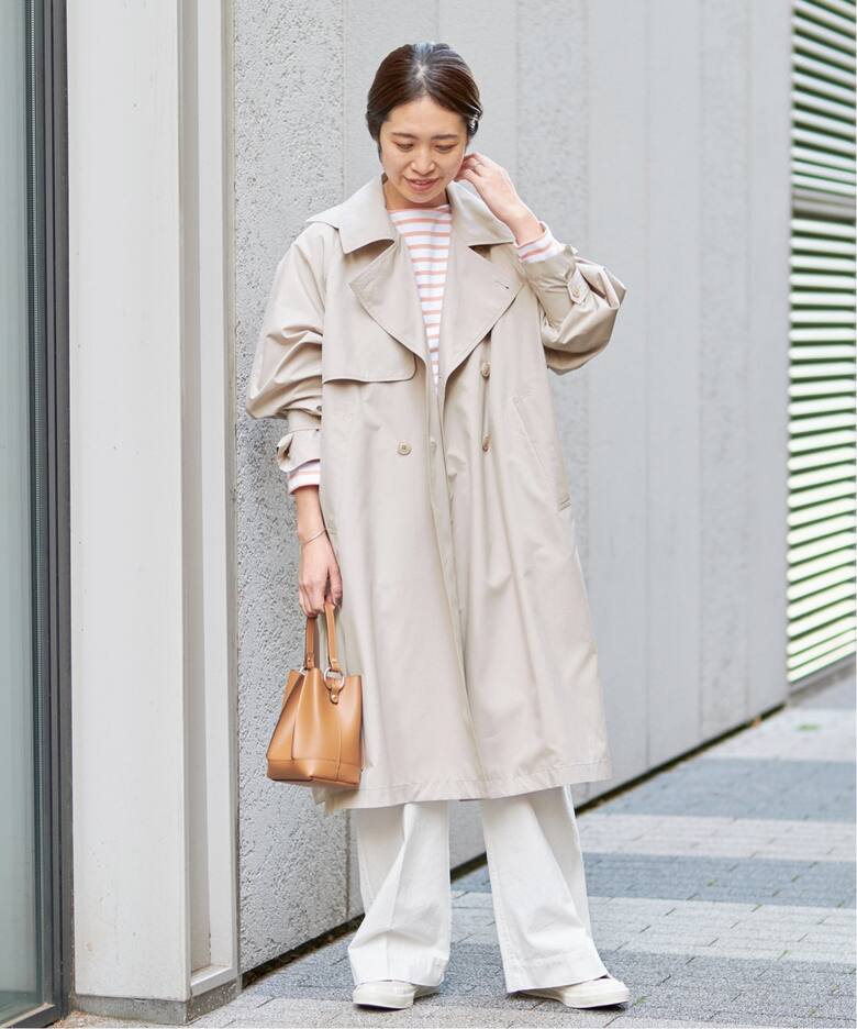 PE/ポプリンオーバートレンチコート（トレンチコート）｜IENA（イエナ  