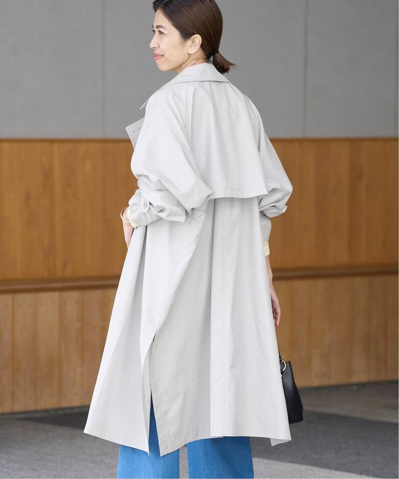 PE/ポプリンオーバートレンチコート（トレンチコート）｜IENA（イエナ  