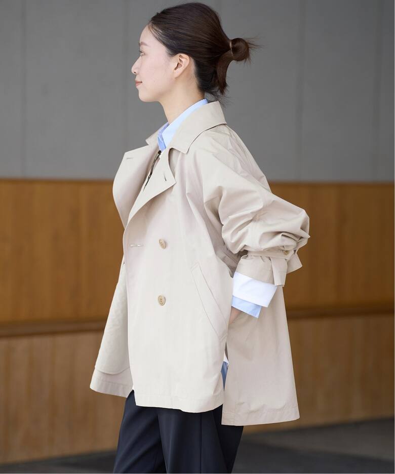 追加》PE/ポプリンオーバーショートコート（その他ブルゾン／アウター  