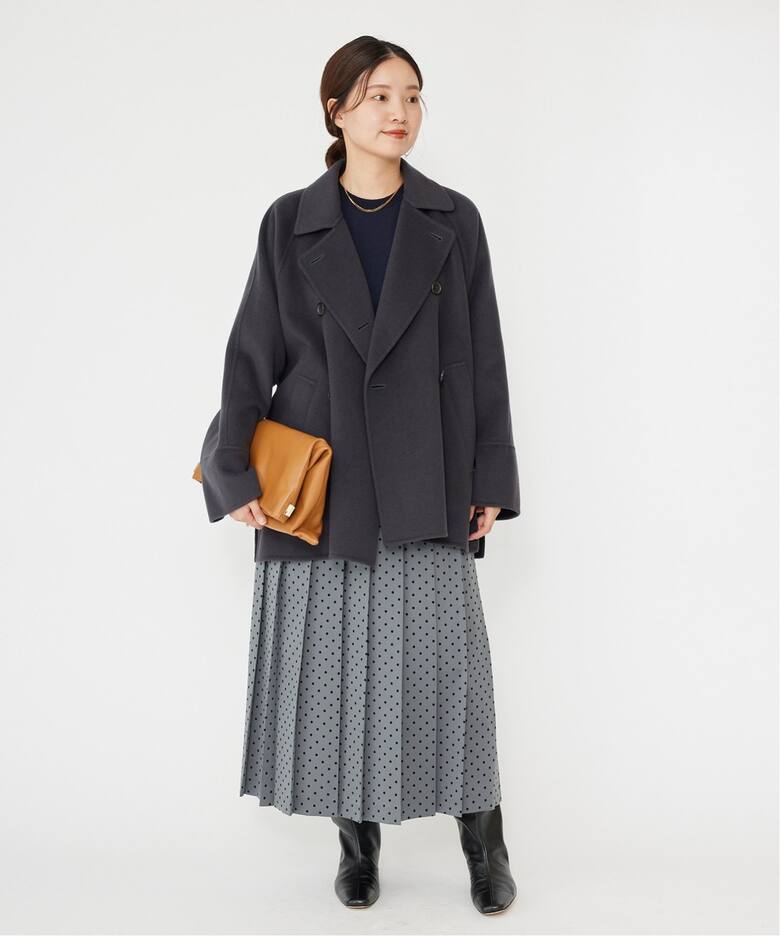 スーパー160ダブルフェイスショートコート（その他ブルゾン／アウター  