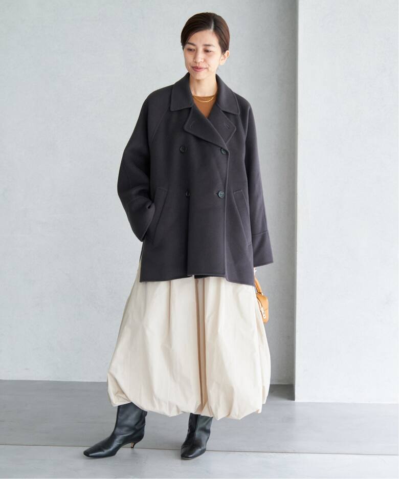 スーパー160ダブルフェイスショートコート（その他ブルゾン／アウター  