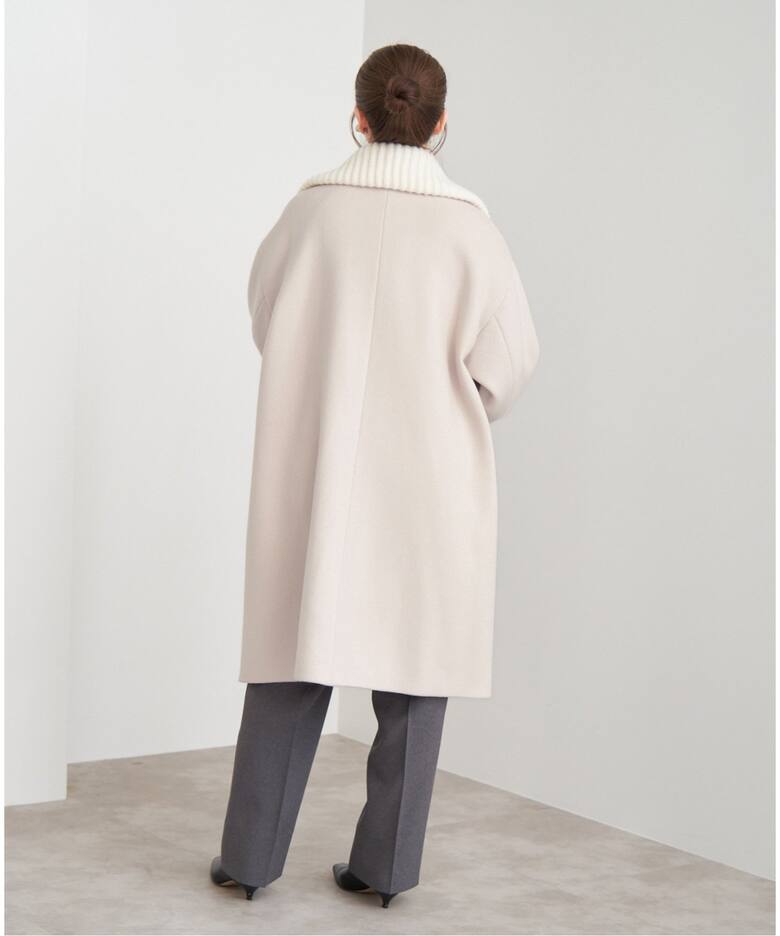 ロイヤルジーロン ビーバー畦ニットカラーコート（その他ブルゾン  