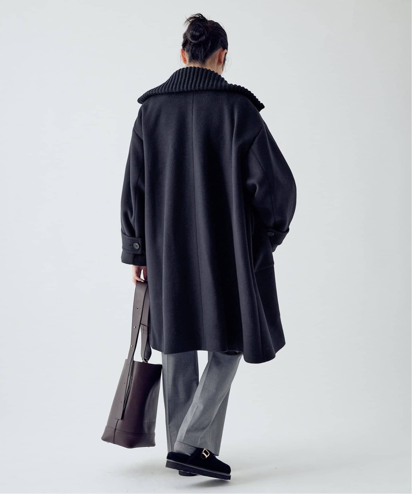 ロイヤルジーロン ビーバー畦ニットカラーコート（その他