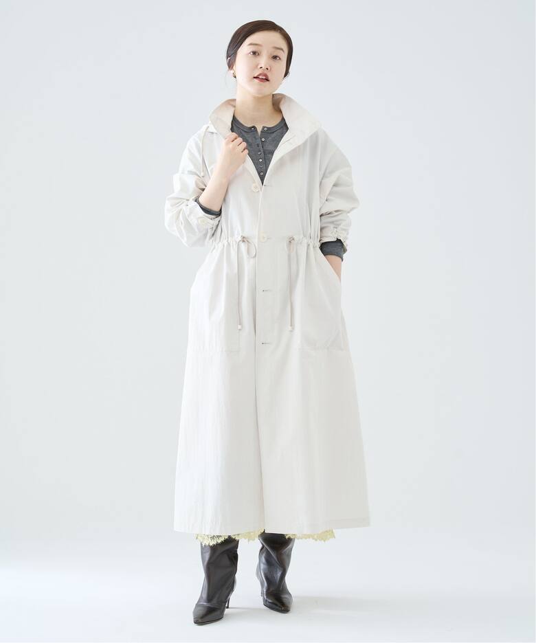 コットンナイロンタッサーオーバーコート（その他ブルゾン／アウター  