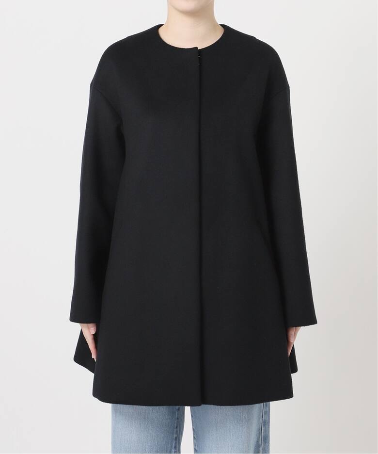 シャルムビーバーAラインコート（ノーカラーコート）｜IENA（イエナ  