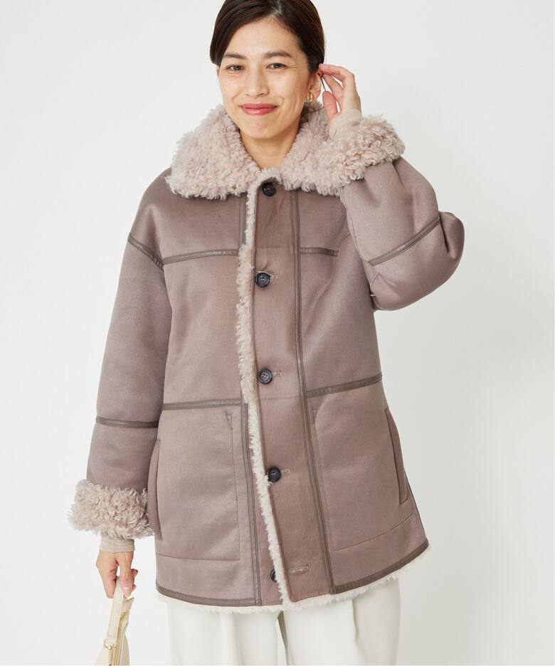 urbancode londonファーコートカラフル