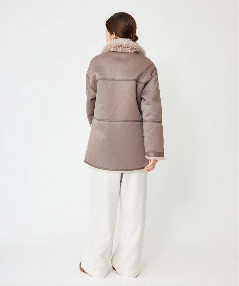 URBANCODE LONDON カーリーファーコート リバーシブル（ボア・フリース  