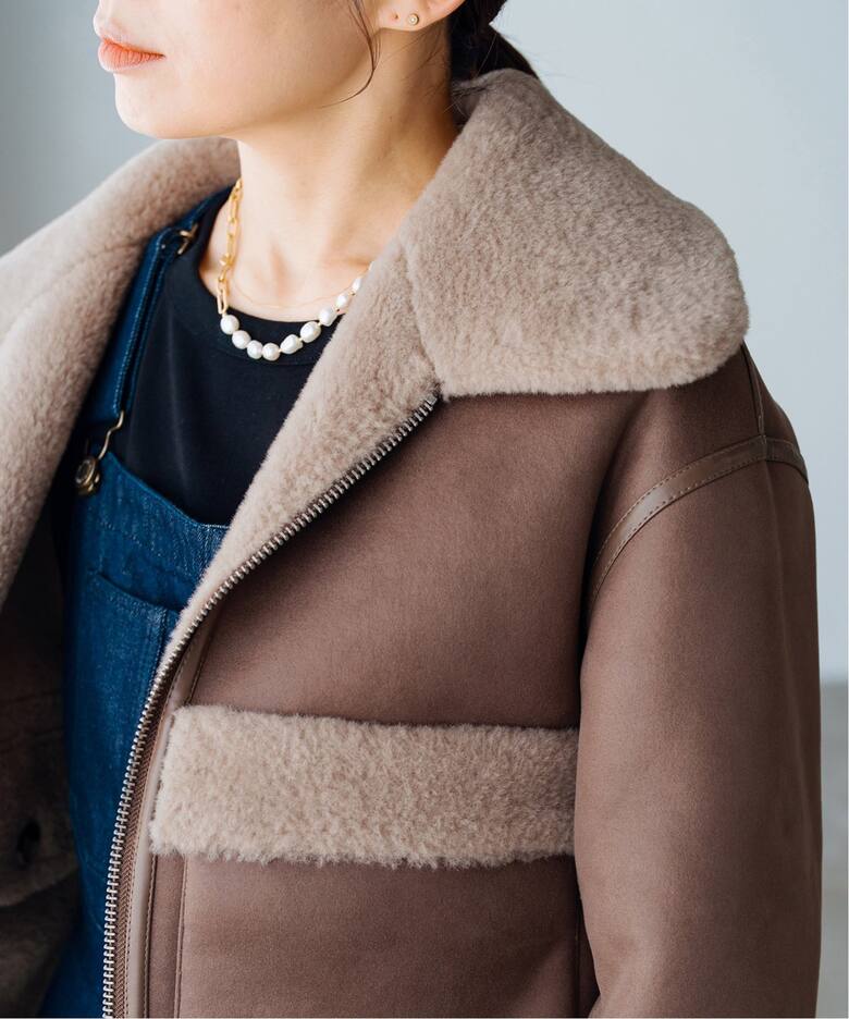 URBANCODE LONDON エコファーブルゾン リバーシブル（ボア・フリース  