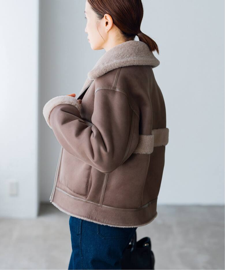 URBANCODE LONDON エコファーブルゾン リバーシブル（ボア・フリース  