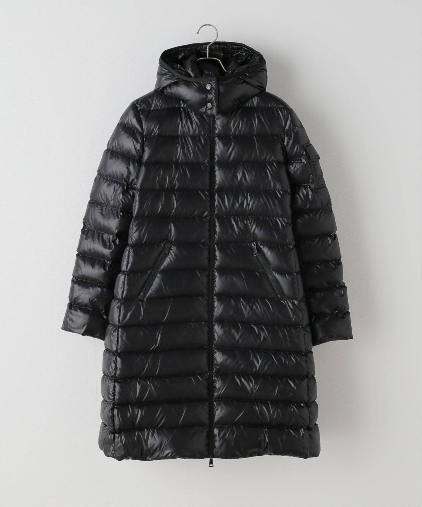 BLACK】モンクレール モカ うるさく ダウンコート キッズ 